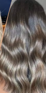 Brunette with blended lighter pieces