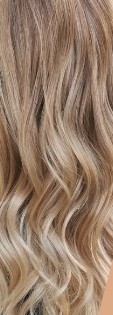 Warm blonde balayage